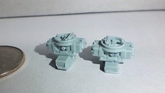 FAB25805 Vintage 600cfm Holley Street Carbs Pressure Cast Resin 1/25 Scale 2 Pcs