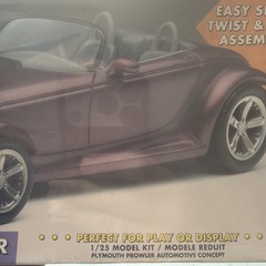 🚨AMT🚨Plymouth😎Prowler Snapfast Plus 1/25 Scale Model Kit 1994 Factory Sealed