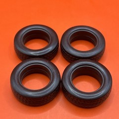 1970-1/2 Chevy Camaro Z28 AMT Tires Set Of 4 Model Parts 1:25 New 7