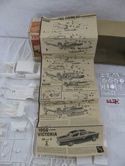 1965 AMT 1/25 Trophy Series 1956 Ford Victoria 3 in 1 Model Car Kit #2156 Read!