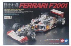 20054 Tamiya 1/20 Ferrari F2001 Full View Model Kit