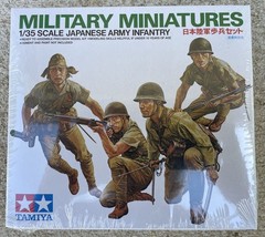 Tamiya MILITARY MINIATURES JAPANESE ARMY INFANTRY Kit 35090 1/35 NOS SEALED BOX