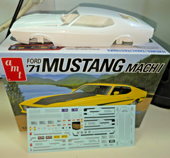 1971 FORD MUSTANG MACH 1 BODY,INTERIOR,CHASSIS,SUSPENSION,GLASS,DECALS,TRIM +