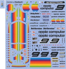 SHUNKO MODELS 1/24 Apple Porsche 935K3 1980 IMSA Decal Set Japan a091