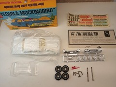 AMT Tequila Mockingbird 63 T-Bird Model Kit 1:25 Open Box Complete