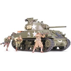 Tamiya 1/35 M4A3 Sherman 75mm Plastic Model TAM35250 Plastic Models