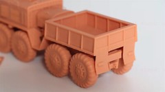 3d Printed 1/72/87 Soviet MAZ-537L Heavy-Duty Truck ﻿Unpainted Kit