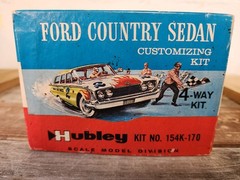 Vintage Hubley Customizing Kit Ford Country Sedan 4-way Kit #154K-170