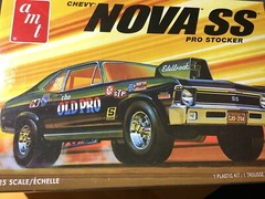 Amt Model Kit 1:25 Scale Nova Ss Pro Stocker ( Velocity Stacks) No Box