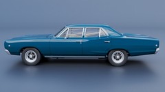 ABS-LIKE RESIN 3D PRINTED 1/25 1968 DODGE CORONET 4-DOOR FULL KIT
