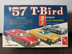 1/25 Vintage AMT ’57 Ford T-Bird.. Customizing Kit #T2257-200 Lightly Started