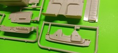1970 Ford F150 F250 F350 Ramp Truck Moebius 1/25 Cab Hood Glass Grill Interior