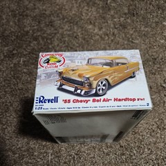 1:25 Revell GoodGuys ’55 Chevy Bel Air Hardtop 2n1 Model Kit – New 4985 OPENED