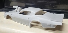 1/24 scale resin 3d printed Outlaw 1977 Trans Am Blown drag body model slot car