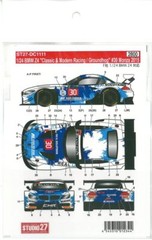 Studio 27 1/24 BMW Z4 Monza 2015 Classic & Modern Racing ♯30 for Fujimi 11659