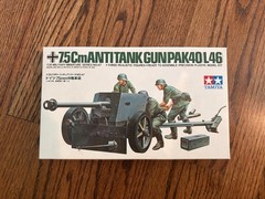 NEW IN BOX! 7.5cm PaK 40/L46 Anti-Tank Gun 1/35 Scale Tamiya