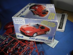 Revell 0859 1/25 Scale Basic Builder ’94 Ford Mustang Mach III Partially Built