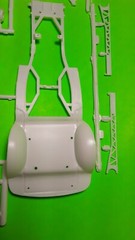 1940 Willys Pickup Truck Gasser 1/25 AMT Frame Chassis Quick Change Rear End