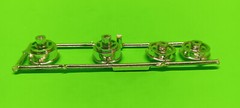 1966 Barracuda Hemi Under Glass 1/25 Funny Drag Car Deep Dish Rims Wheel Tire