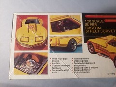 Vintage MPC BIG 1/20 LASER VETTE 1-0743 NEW OLD STOCK FACTORY SEALED 1979 MINTY