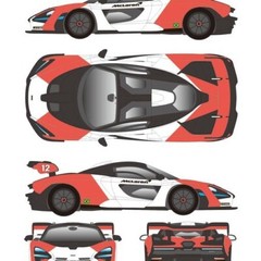 S.K. Decals 1:24 Scale SK24129 McLaren SENNA Dress Up Decal Sheet for Tamiya
