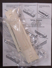 NuComp Miniatures #871002 MOBILE HOME KIT HO Scale WOOD Model Kit MINT rs