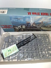 1/72 HASEGAWA 8 TON HALF TRACK 37mm AA MODEL KIT # 31118 Brand New Open Box
