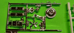 1976 Chevy Caprice Impala 1/25 454 Big Block Motor Engine Chrome Valve Covers