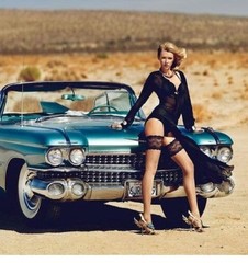 Cadillac Eldorado Classic Custom Built Model Concept Hot Rod Race Promo Car 1 24