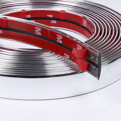 25Ft Automotive Chrome Trim Molding 1″(25Mm) Heavy Duty Car Side Moldings Uv-Pro