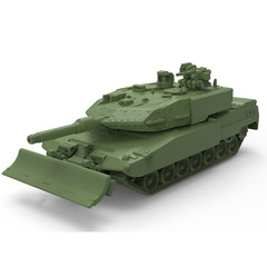 SSMODEL 366 1/285 Leopard 2 PSO Medium Tank 4pcs 6mm