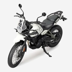 Royal Enfield New Himalayan Scale Model Metal Hanle White
