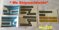 1/14 -1/16 Scale ” Custom Vinyl Decal Set ” Tamiya Wedico Robbe Lesu Revell