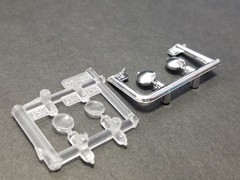 1970 Plymouth Cuda HEADLIGHTS from Revell 1:25 Model kit 70 HEAD LIGHTS