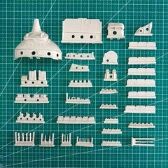 1/35 Scale Die-Cast Resin Model Assembled Kit M48A2/A2C Tank Detailing Set (N…