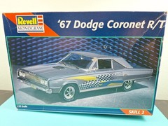 Revell AMT Ertl Monogram MPC 1/25 Scale Model 1967 Dodge Coronet 426 Hood Scoops