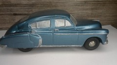 vintage dealer promo car 1949/50 Chevrolet 4 dr sedan metal car & bank Z124