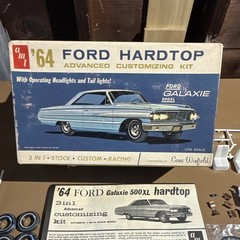 AMT 1964 Ford Galaxie 500XL Hardtop Unassembled Plastic Model Kit