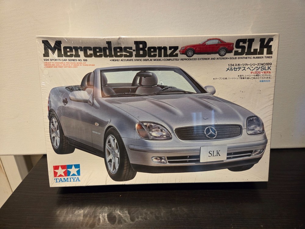 Tamiya 1/24 Sports Car Series No. 189 Mercedes-Benz SLK Model Kit! Sealed Bags
