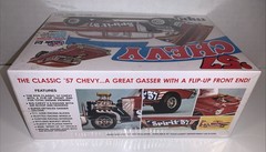 SKILL 2 MODEL KIT 1957 CHEVROLET GASSER FLIP NOSE “SPIRIT OF 57” 1/25 MPC MPC904