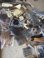 Large Group Lot Vintage Model Models Ship Ships Boat Boats Junk Yard Junkyard