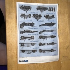 Ferrari 312B F1 Car Tamiya 1/12 Instruction Booklet Only