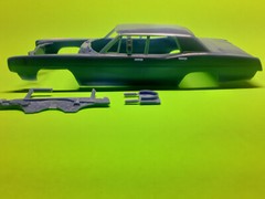 4 Door 70 1970 Ford Galaxie 500 AMT 1/25 Body Shell Police Car Model Parts