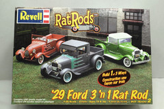 Revell 1:25 1929 Ford 3 N 1 Rat Rods #85-2348 Selling As Parts