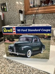 Revell ‘40 Ford Standard Coupe Stock Model Kit Sealed New kit number 85-2387