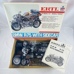 ERTL #8294 BMW R-75 Motorcycle With Sidecar 1/9 Scale – Mostly Assembled REVIEW!