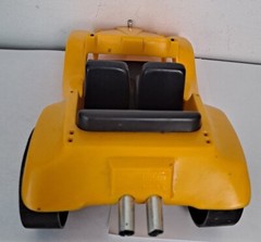 Hawk Model Co Dune Buggy, 9″ Plastic Model Snap Together Kit, Two Seater, Yellow