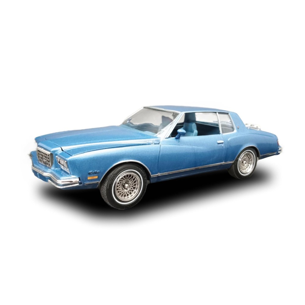 1 25 Scale 1980 Monte Carlo Model Kit Custom Build with Bonus Chopper Trailer