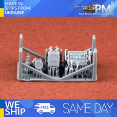 SBS 3D022 1/35 Radio equipment for Sd Kfz 250 Fusprech.f-1943 3d print resin kit
