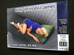 1/24 Master Box Lot MB24046 Trucker Series Kitty Princess James #6 Model